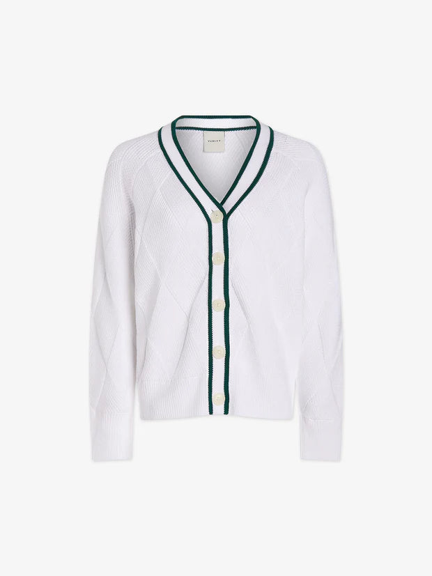 Dorset Relaxed Cardigan Knit- White