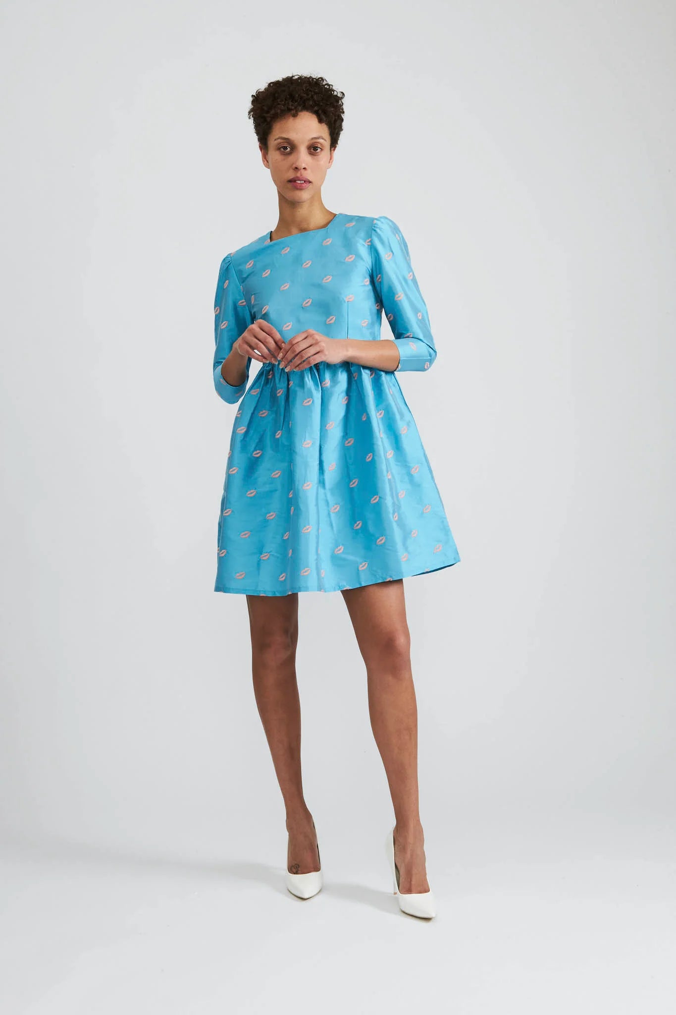Square Neck Mini Prairie Dress Clementine Square Neck Mini Prairie Dress Clementine