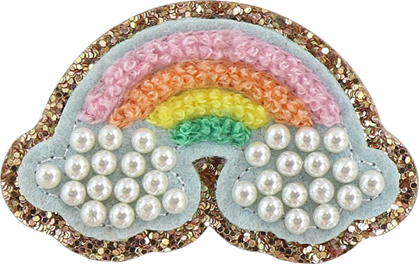 Glitter Rainbow Patch