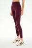 Airweight High Waist 7/8 Pocket Legging- Dark Cherry
