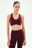 Airweight Bra with Ruching- Dark Cherry