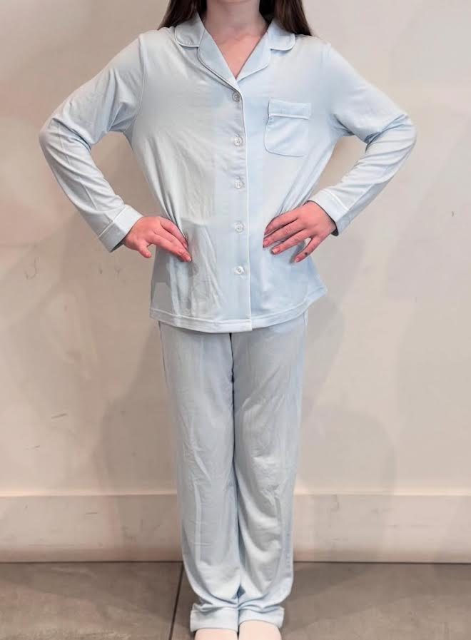 Baby Blue Kids Pajamas