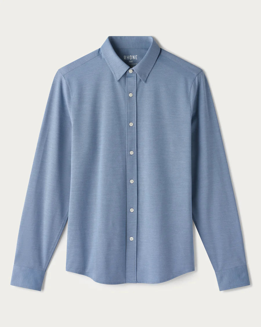 Commuter Shirt Slim Fit- Chambray Blue Oxford