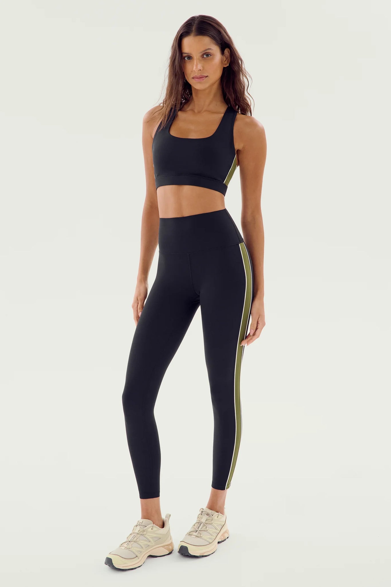 Margot Rigor Legging- Black/Olive
