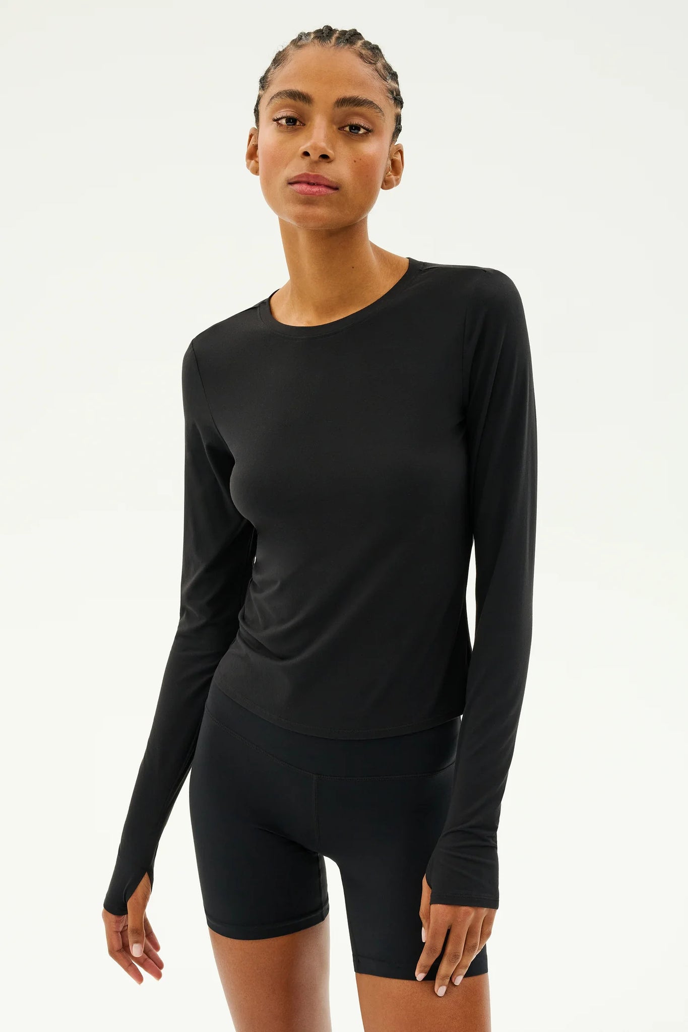 Airweight Lite Long Sleeve Waist Length- Black