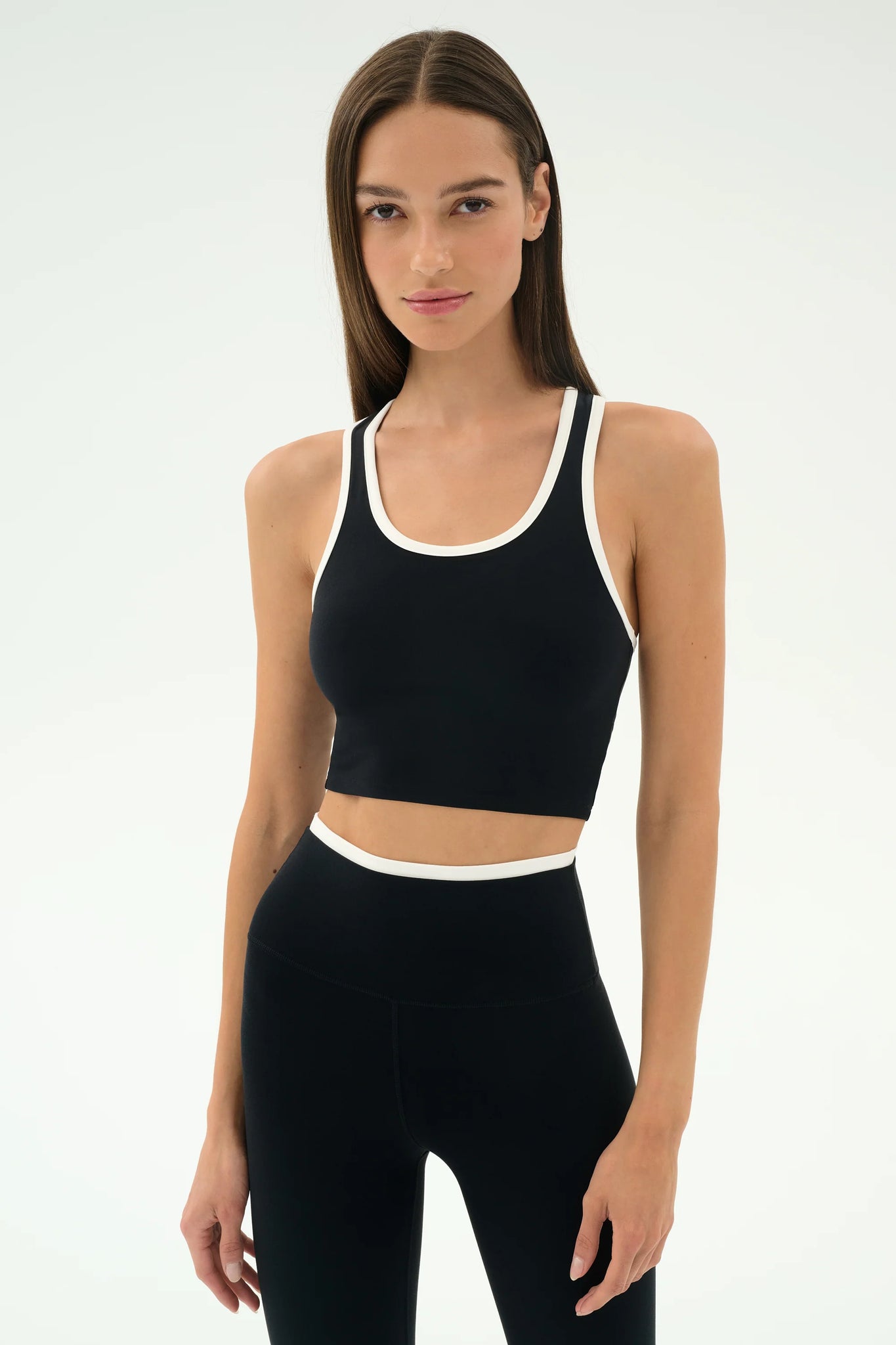 Amber Airweight Bralette- Black/White
