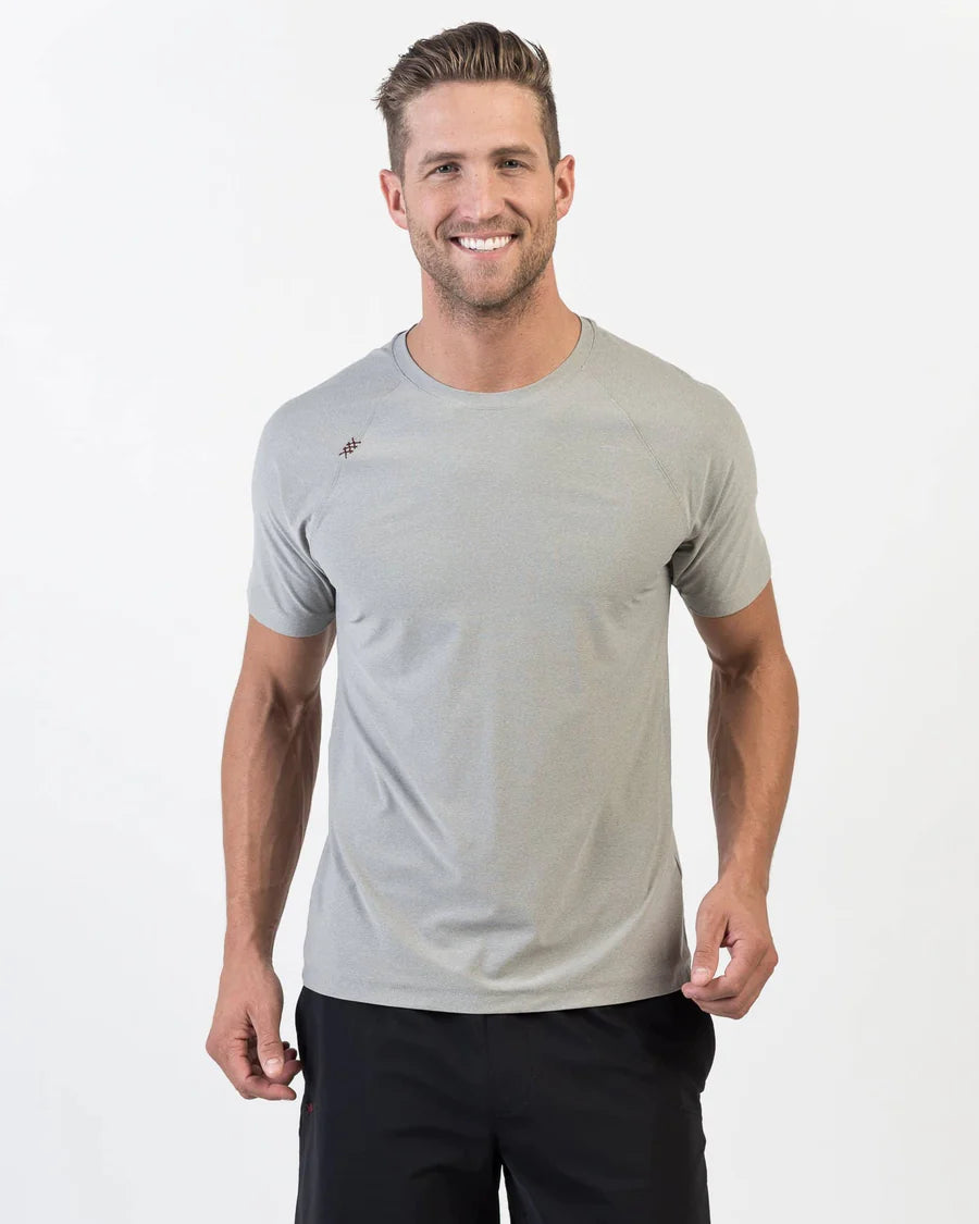 Reign Short Sleeve- Light Gray Heather