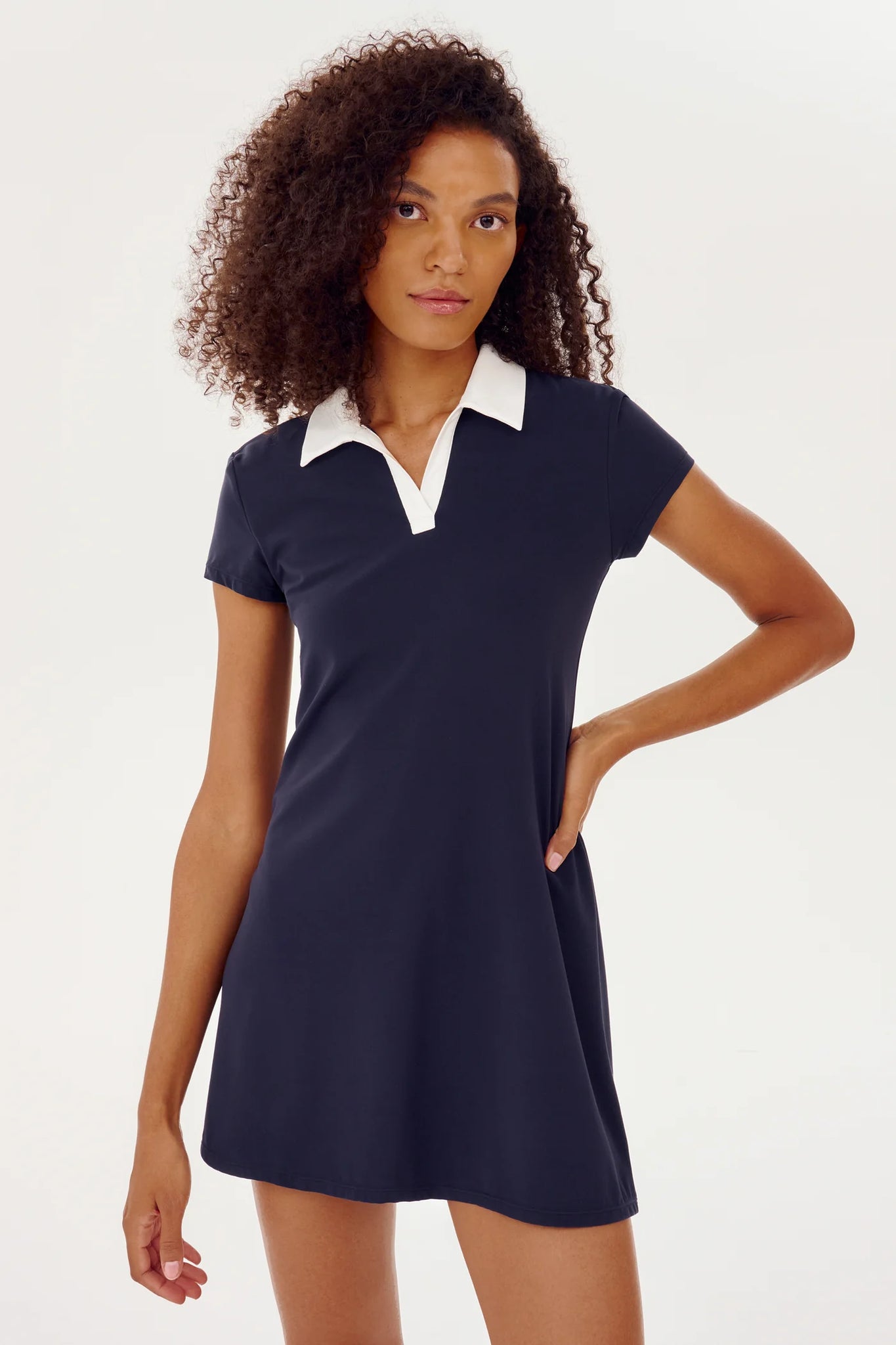 Polo Airweight Dress- Indigo