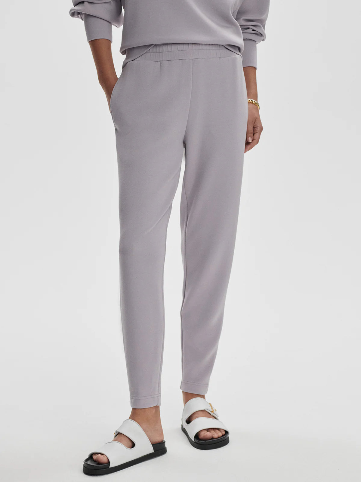 The Slim Cuff Pant 25" - Raindrops