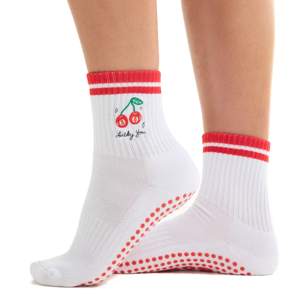 Lucky You Grip Socks