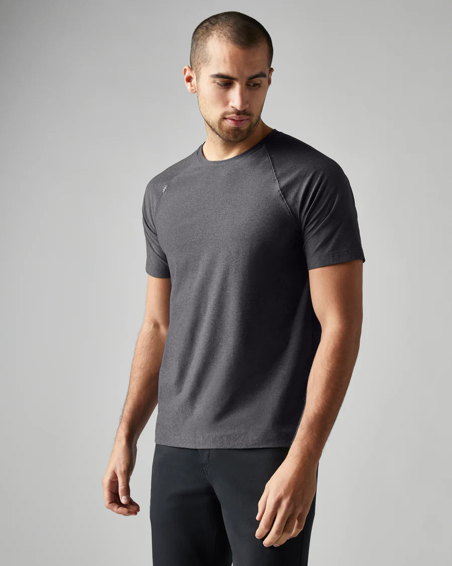 Reign Short Sleeve- Black Heather