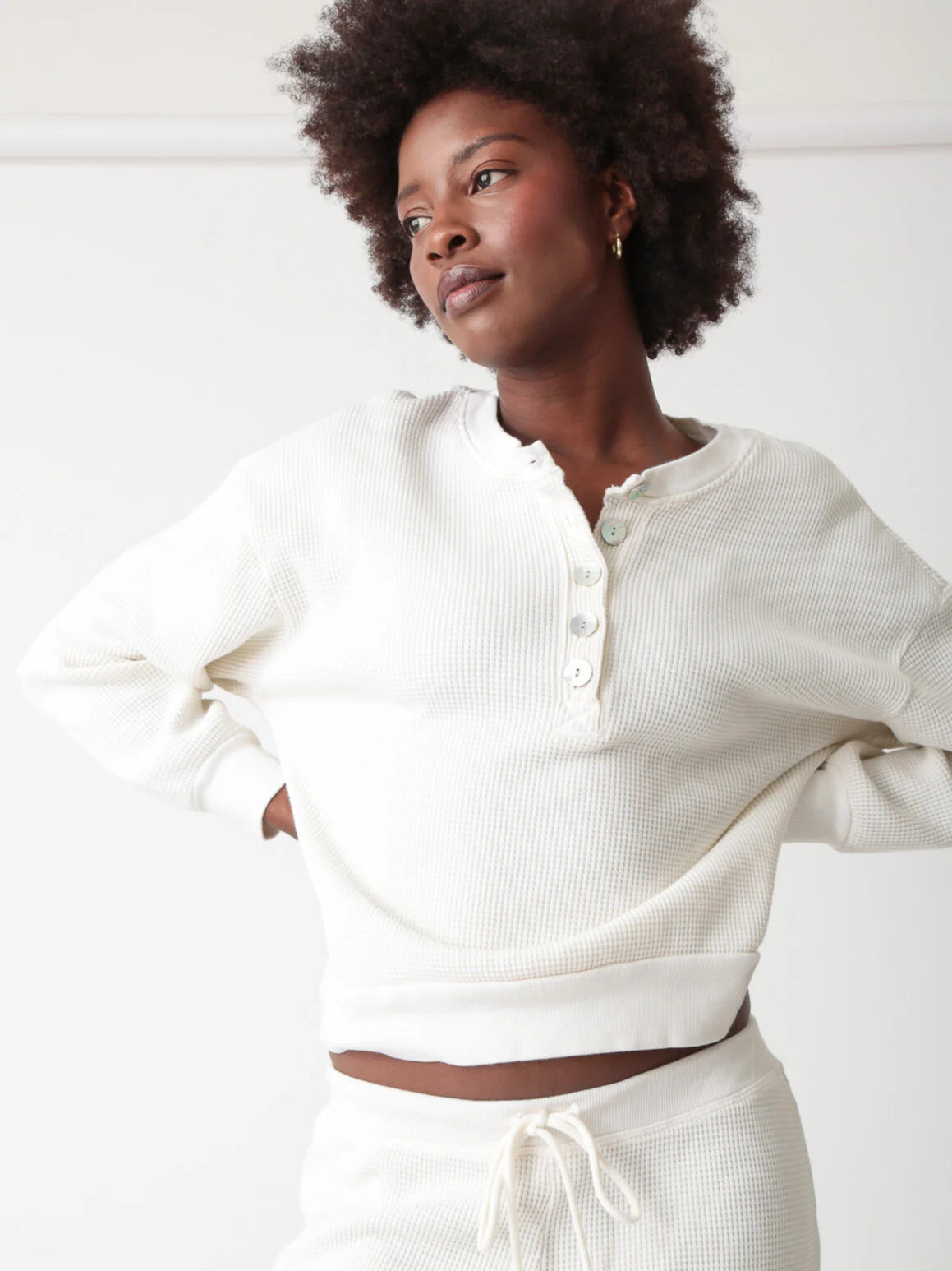 Kiley Sweatshirt- Ivory