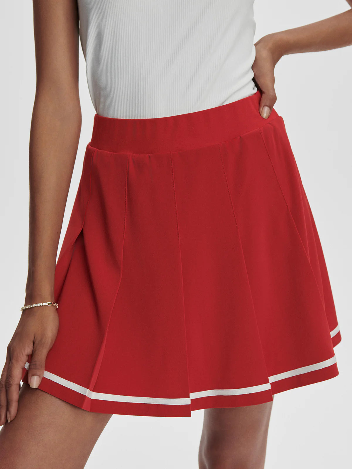 Clarendon 2.0 High Rise Skort 16"- Haute Red