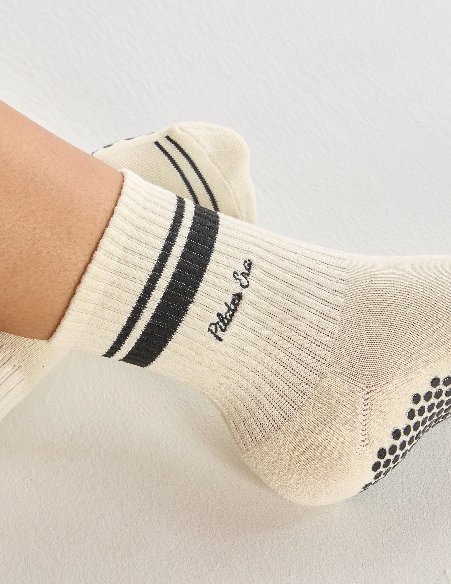 Pilates Era Grip Sock- Black