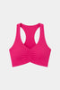 Airweight Bra with Ruching- Sangria