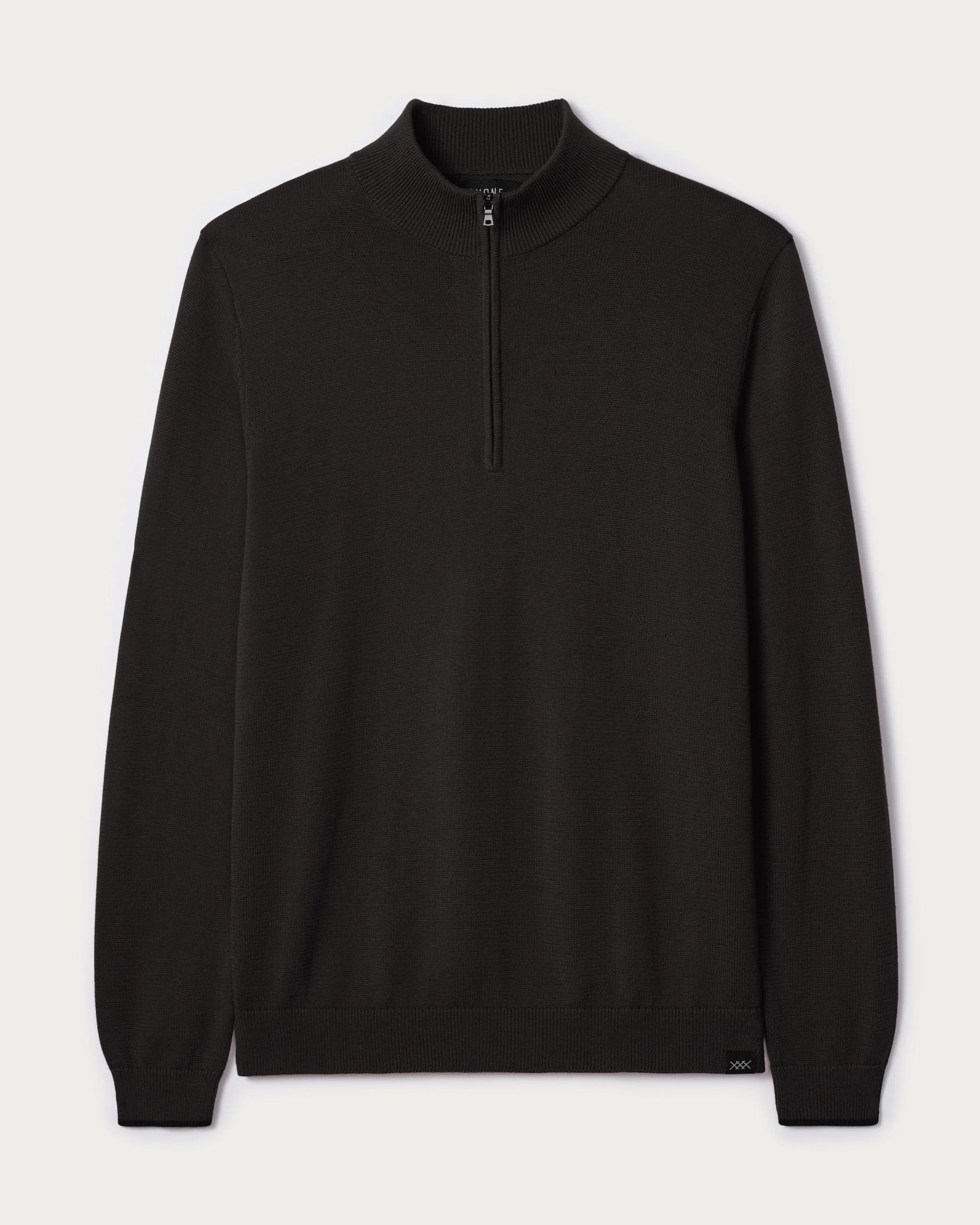 Commuter 1/4 Zip Sweater- Black