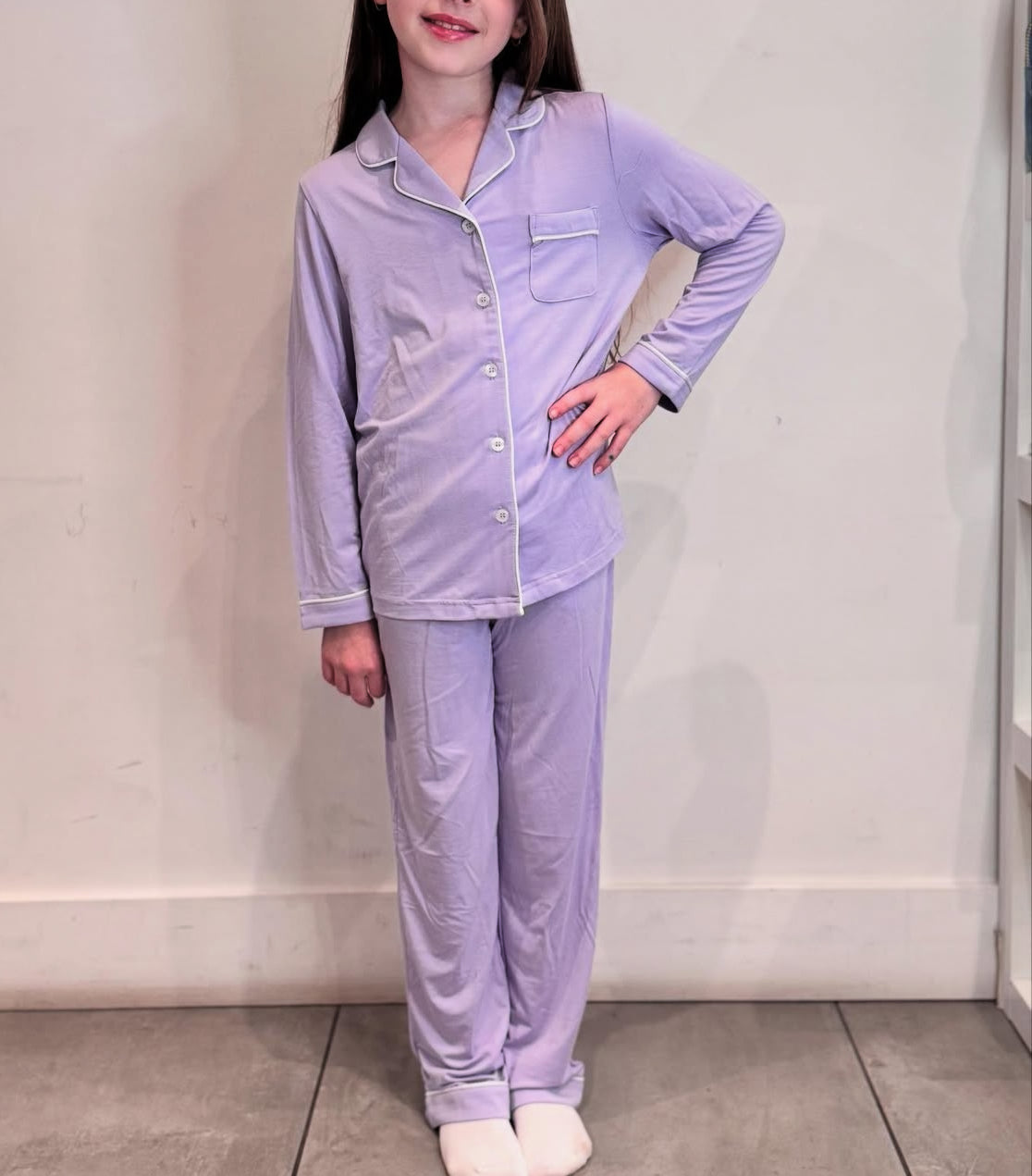 Lavender Kids Pajamas