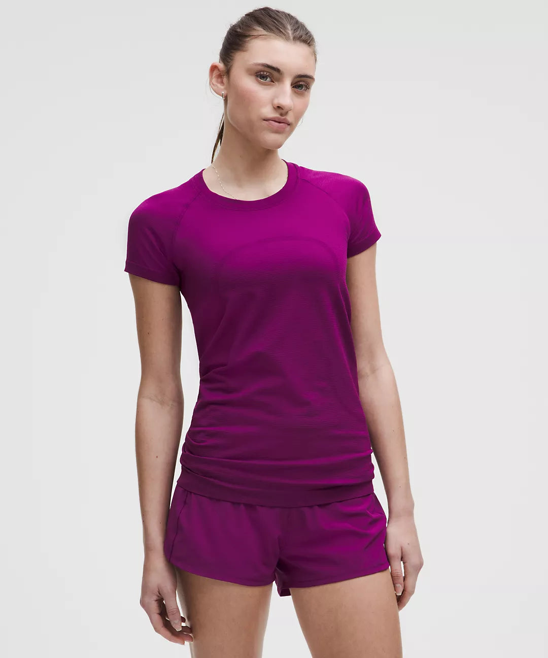 Swiftly Tech Short Sleeve 2.0 *Waist Length- Chilled Grape