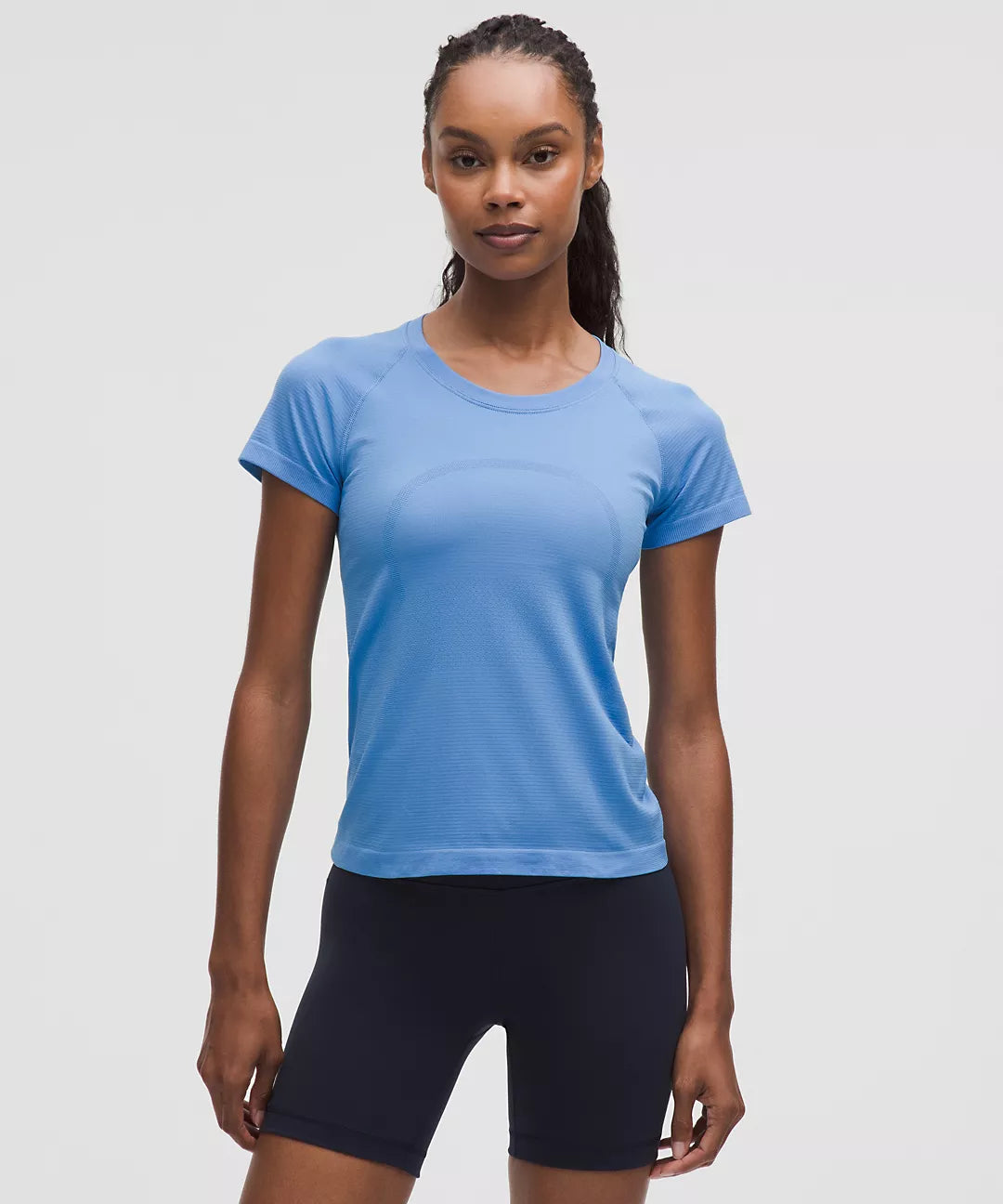 Swiftly Tech Short Sleeve 2.0 *Waist Length- Pool Party
