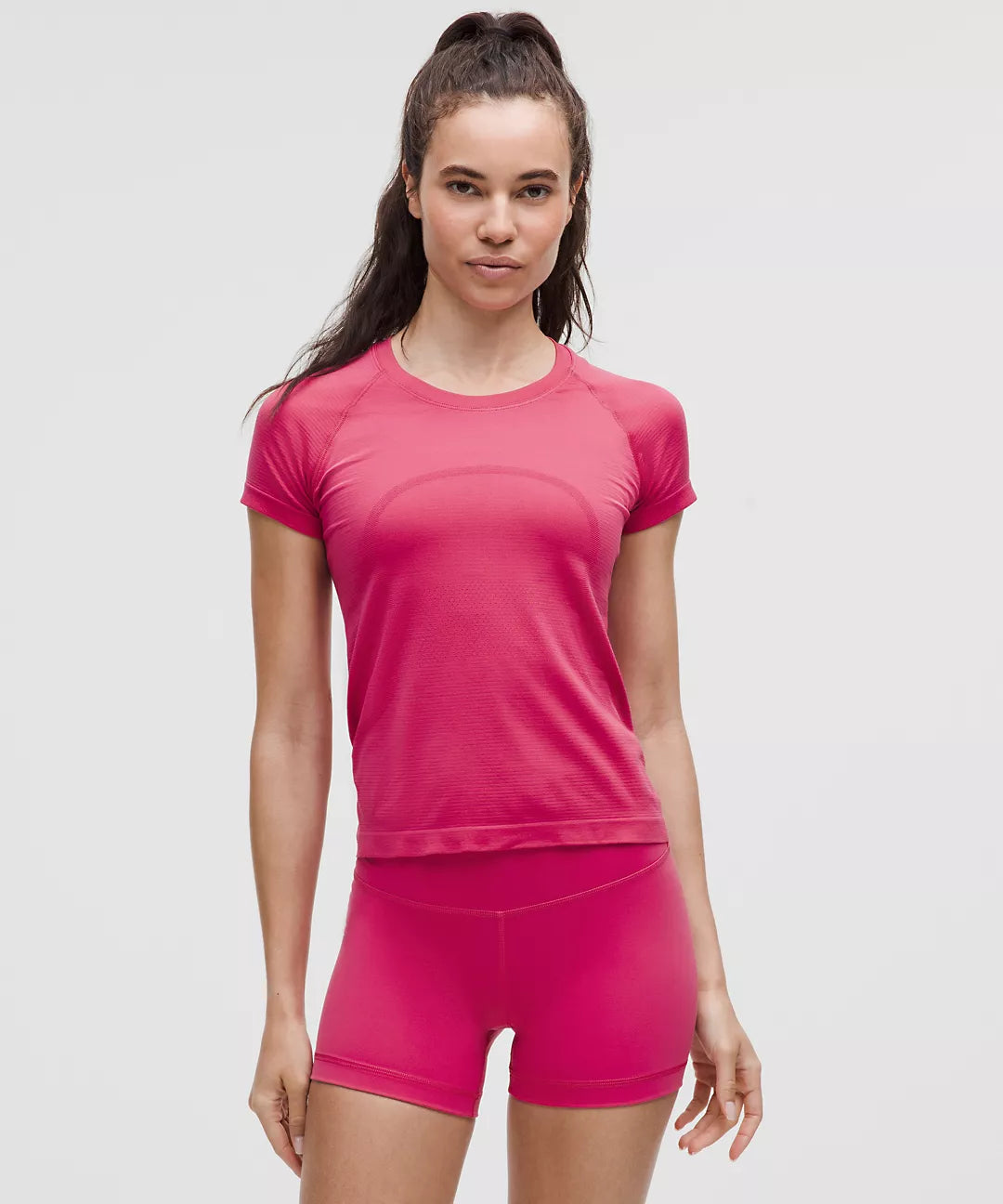 Swiftly Tech Short Sleeve 2.0 *Waist Length- Raspberry Coulis