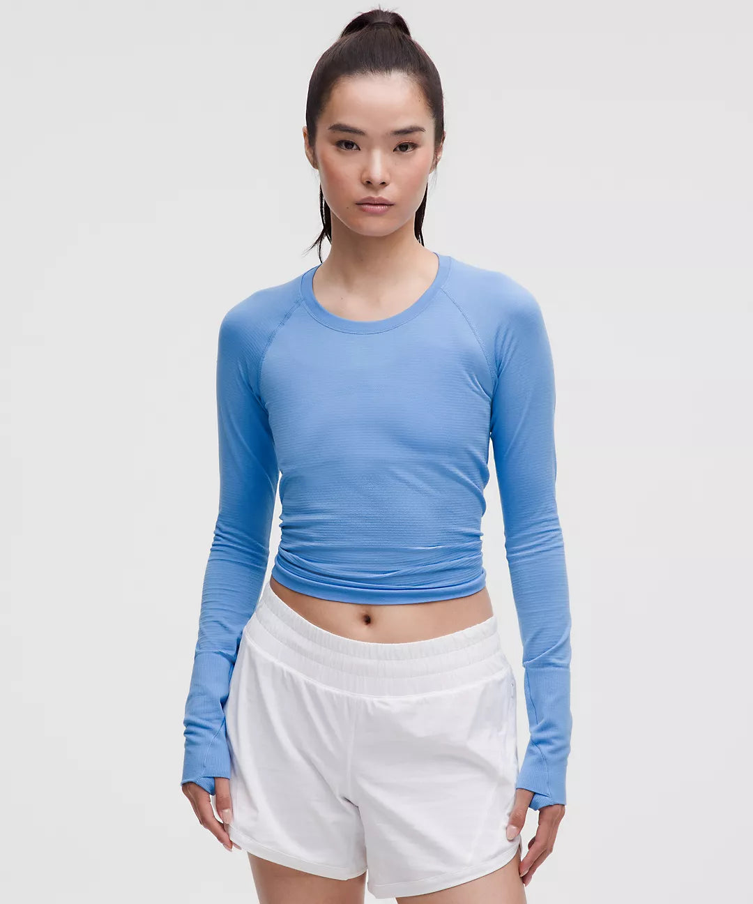 Swiftly Tech Long-Sleeve Shirt 2.0 *Waist Length- Pool Party