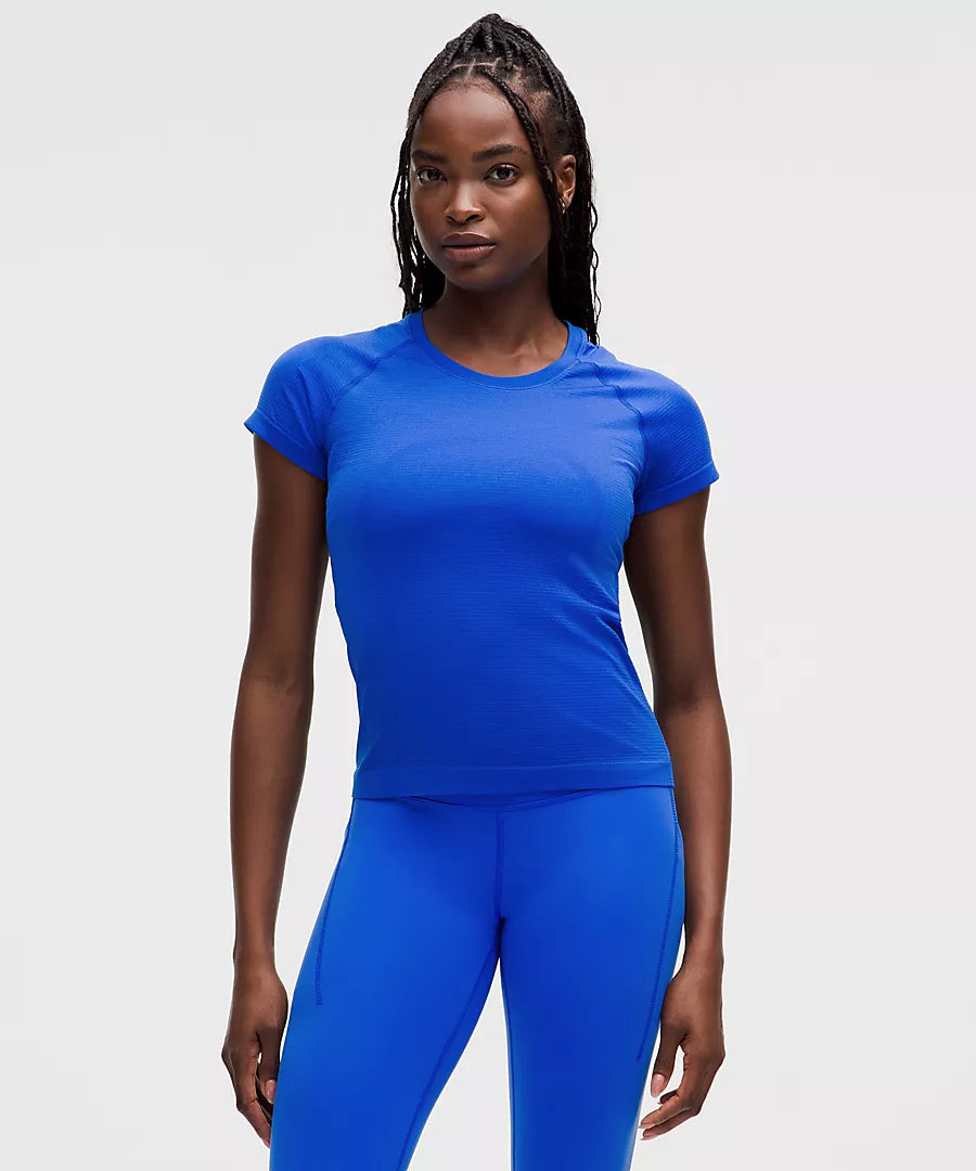 Swiftly Tech Short Sleeve 2.0 Race- Cerulan Blue