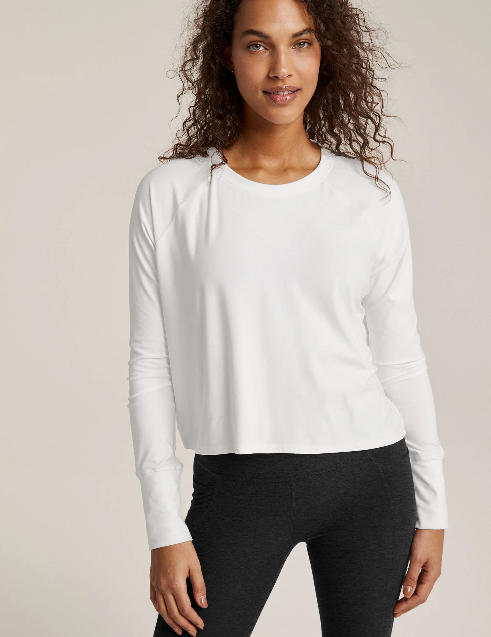 Featherweight Daydreamer Pullover- Cloud White