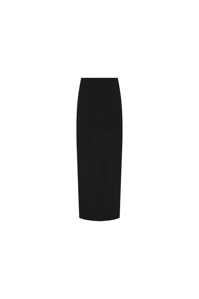 Olly Long Skirt- Black