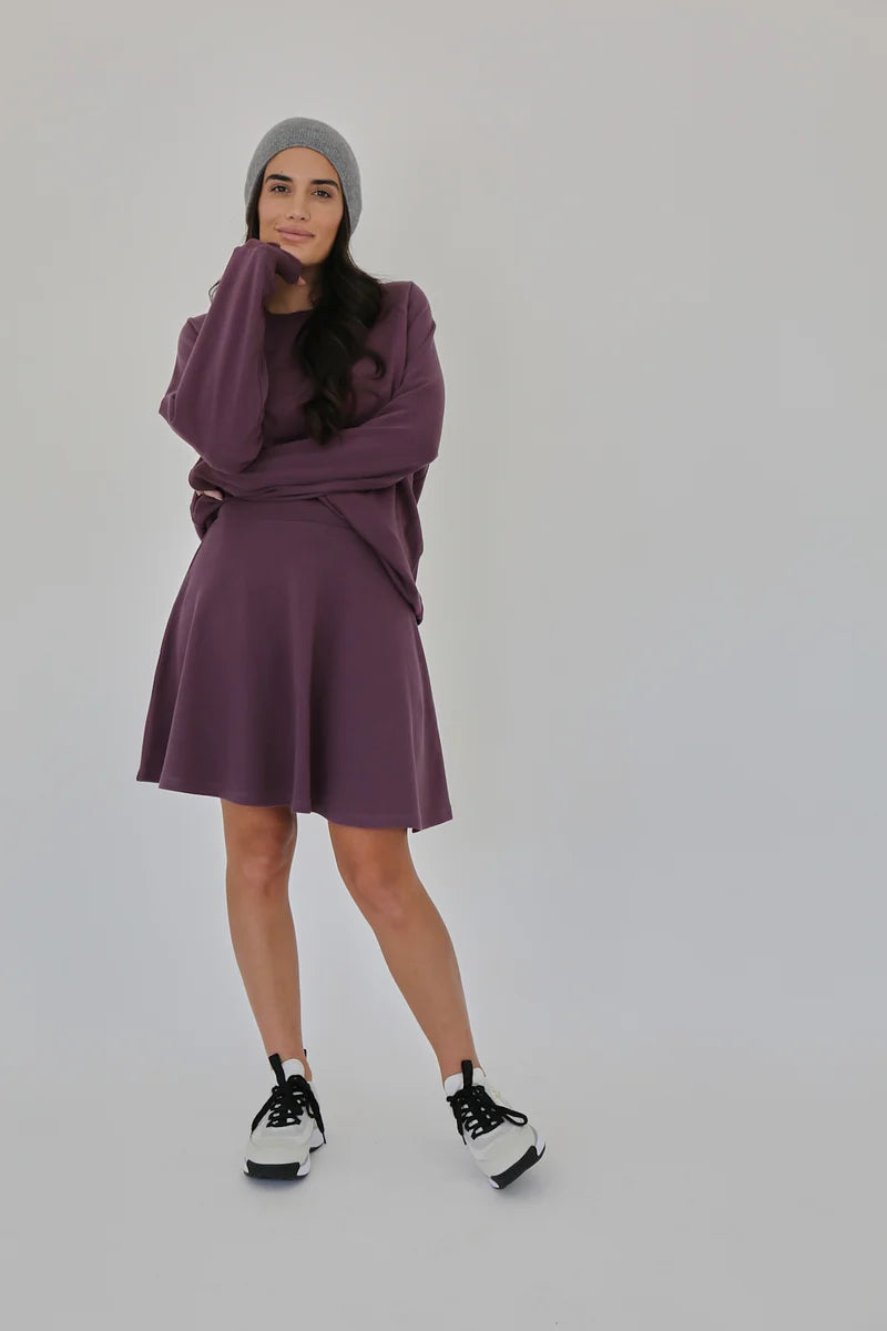 Circle Skirt- Bordeaux