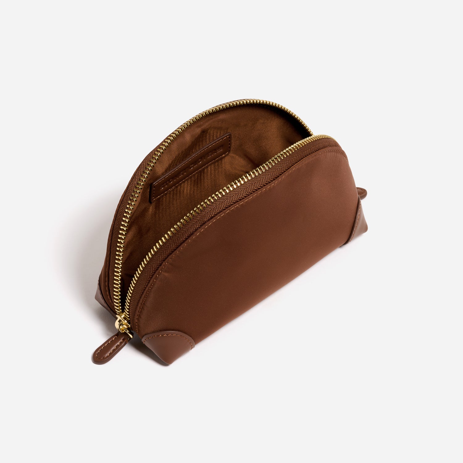 Curved Mini Pouch- Espresso