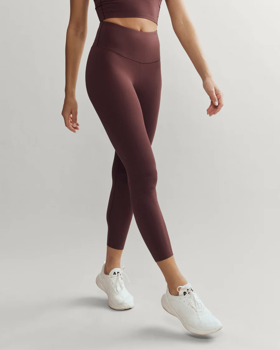 Revive 7/8  Legging- Brown Berry