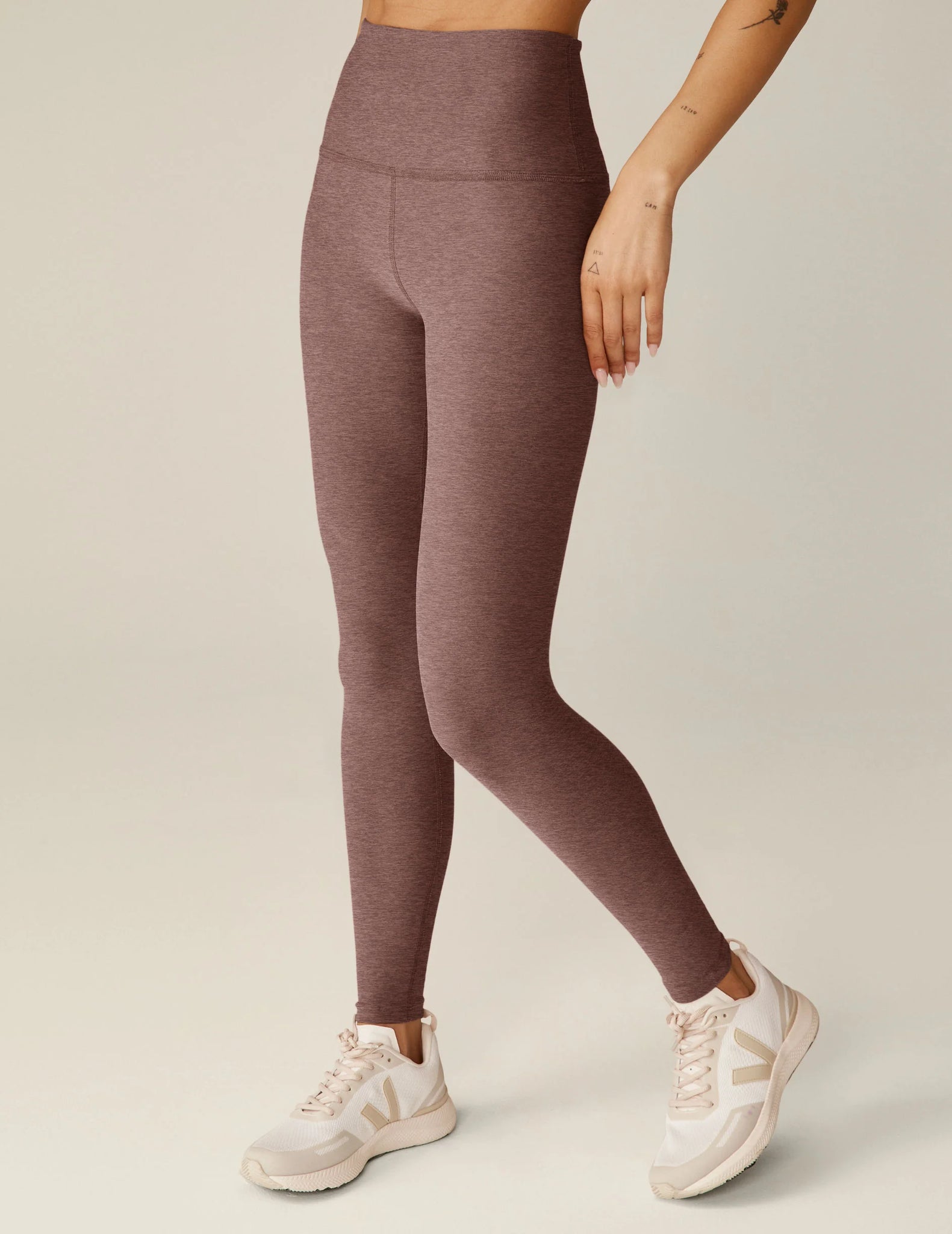 Caught In The Midi HW Legging- Rose Brush Heather