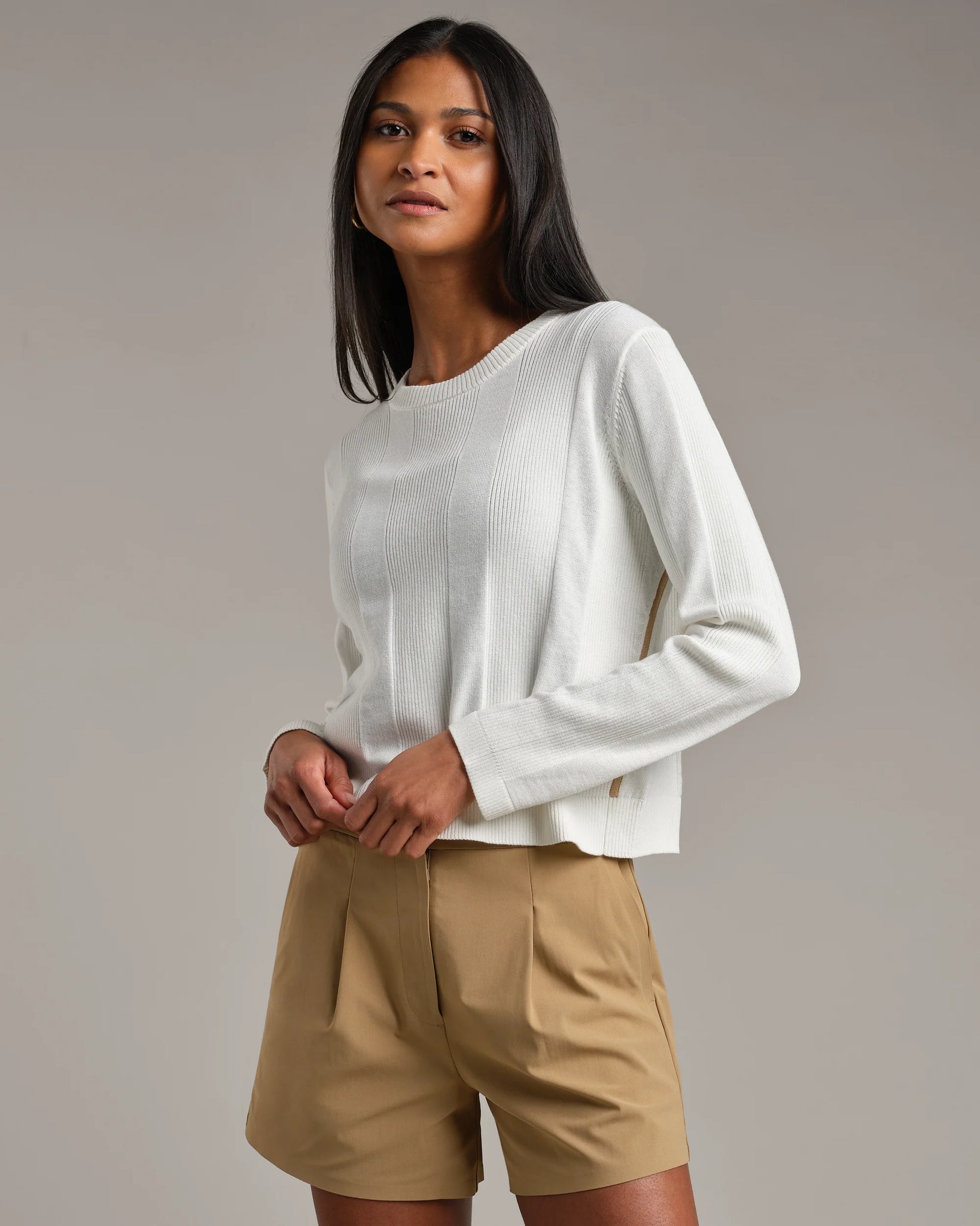 Somer Pullover Sweater- Snow White