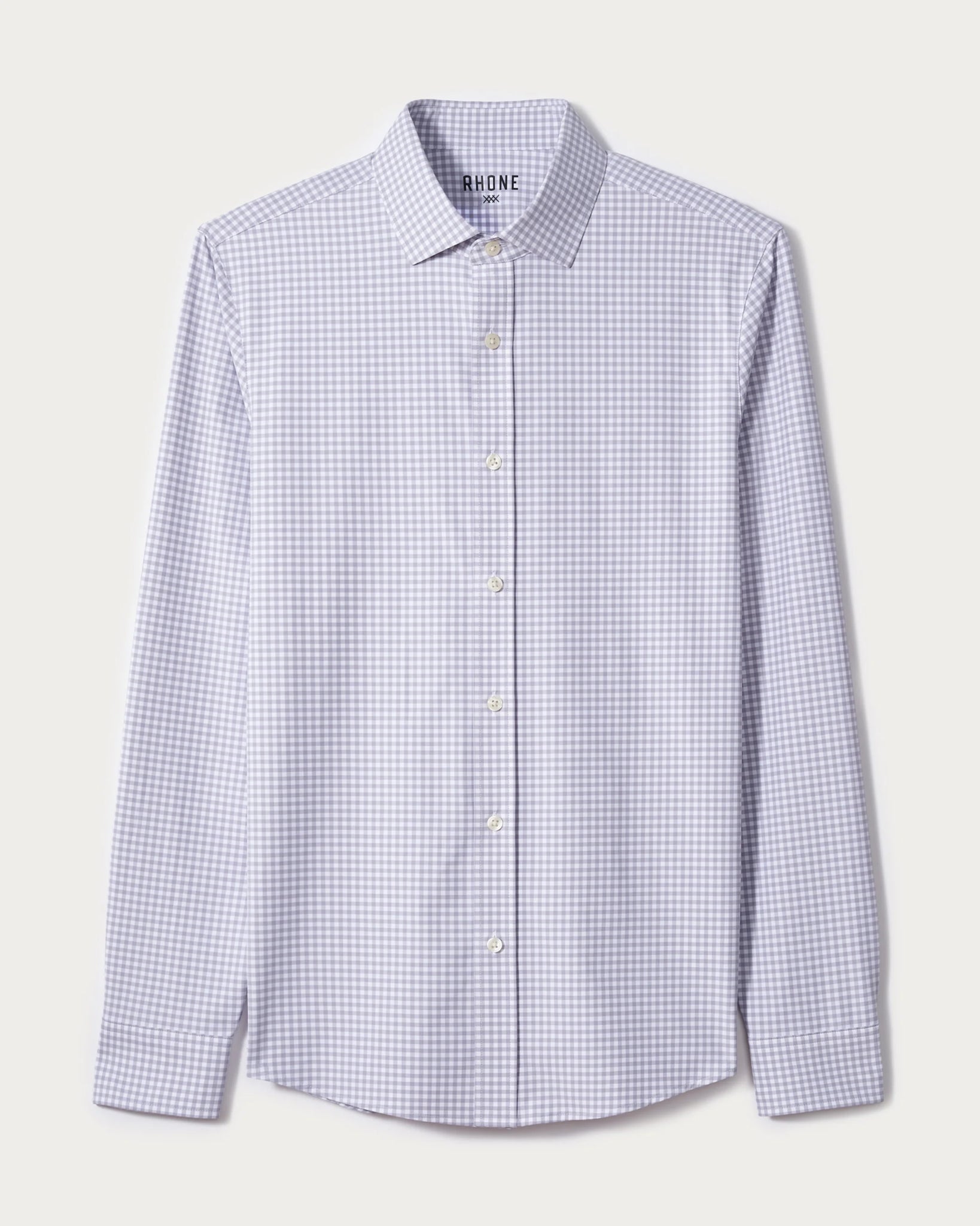 State Of Mind Shirt Slim Fit- Lavender Dusk Gingham