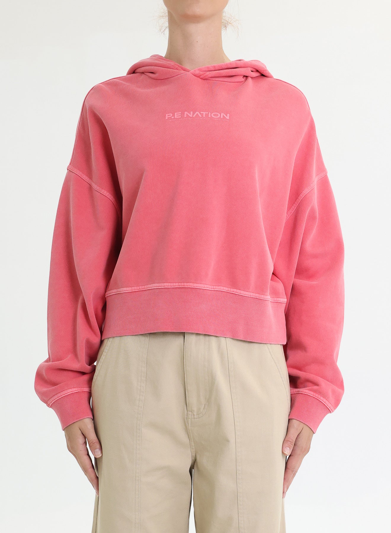 Transition Hoodie- Washed Poppy Red