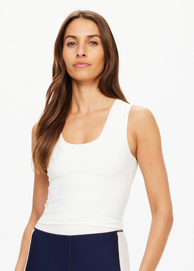 Onyx Kori Crop Tank- Creme