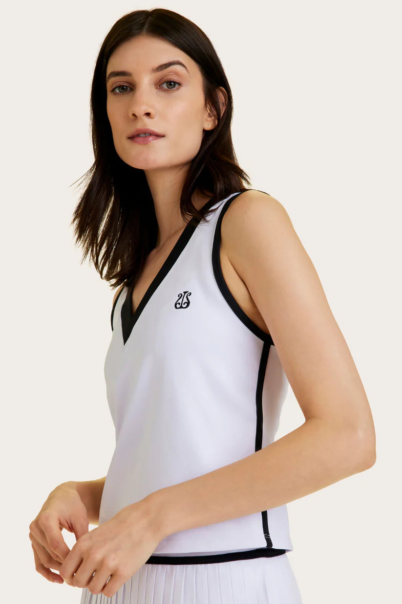 Tennis Tank- White