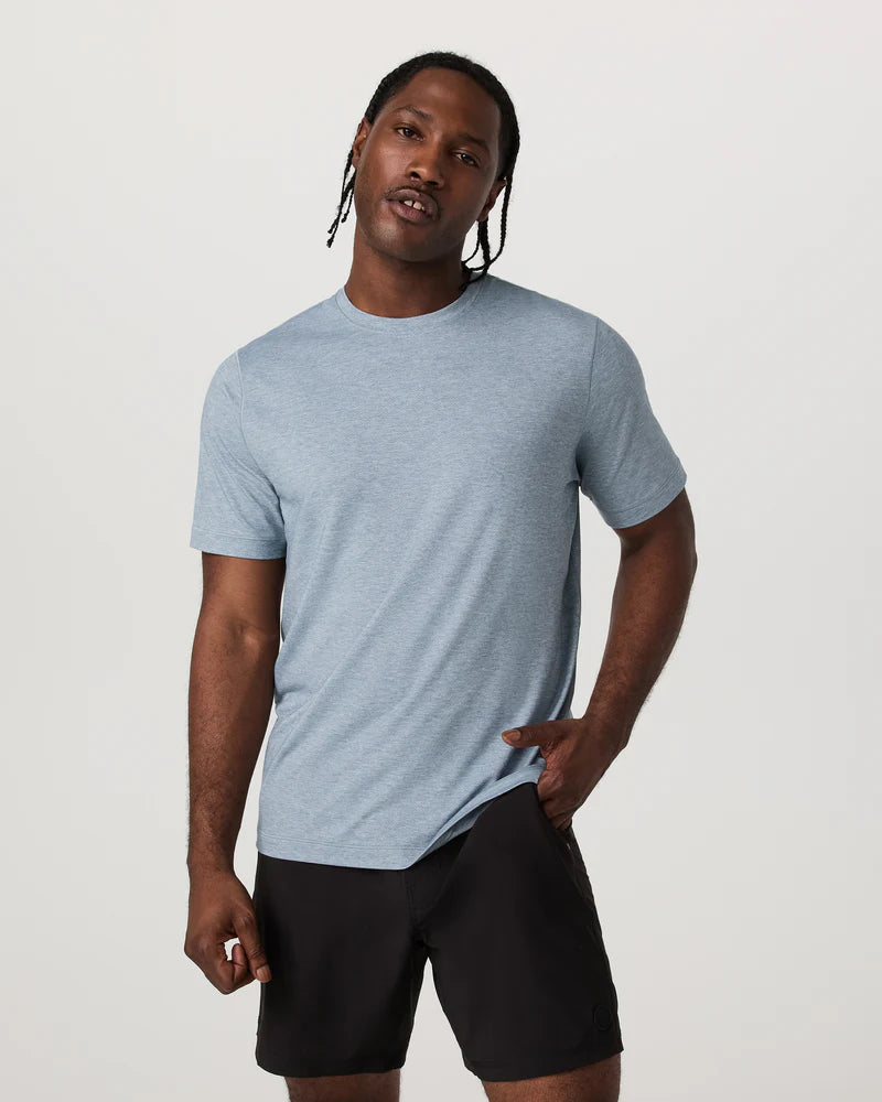S/S Everyday Tee- Seaglass Heather