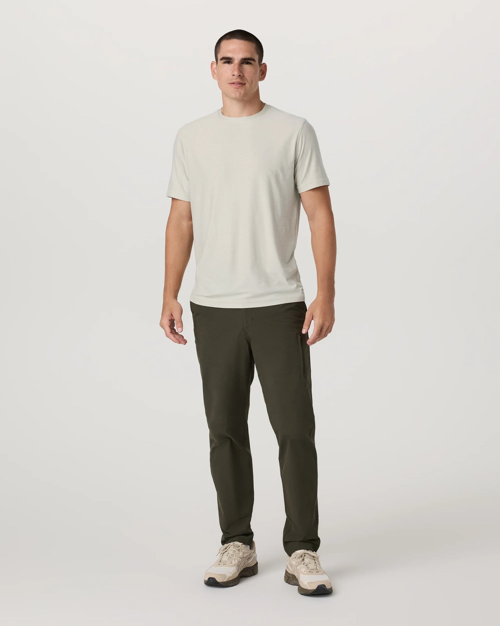Strato Tech Tee- Mushroom Heather
