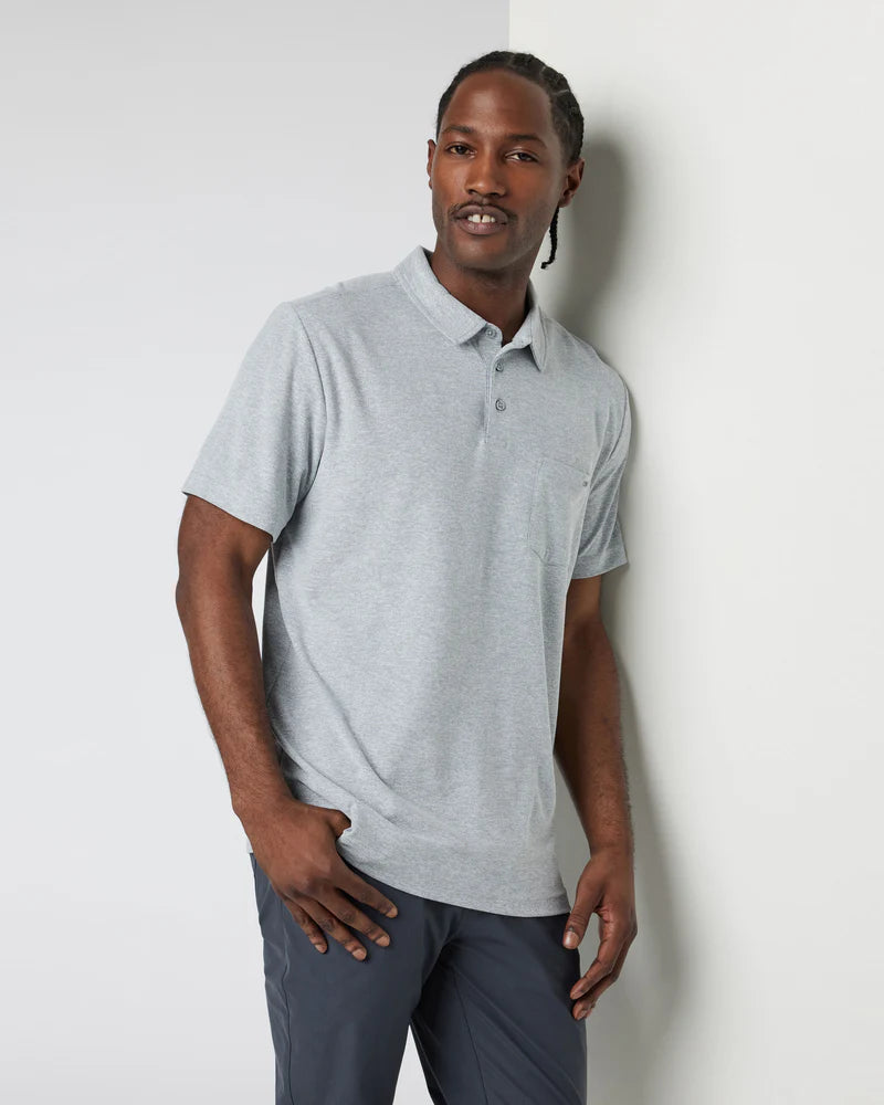 Ace Polo- Light Grey