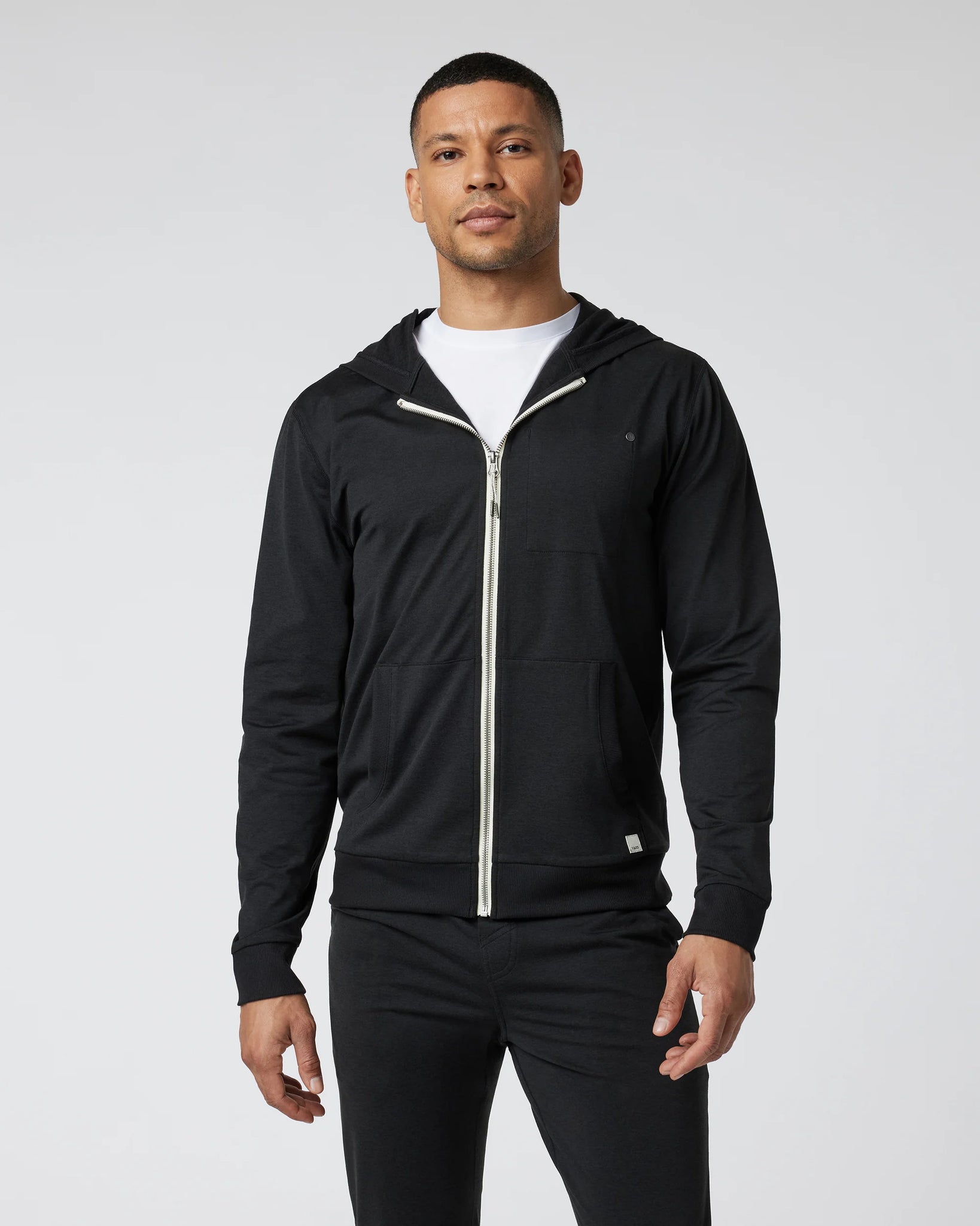 Coronado Hoodie- Black Heather