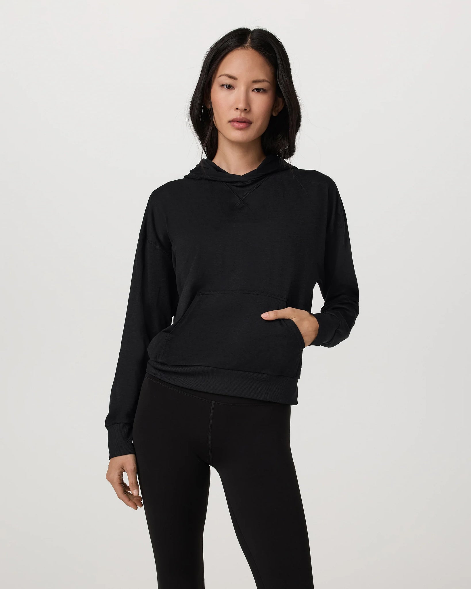 Halo Modern Pullover Hoodie- Black Heather
