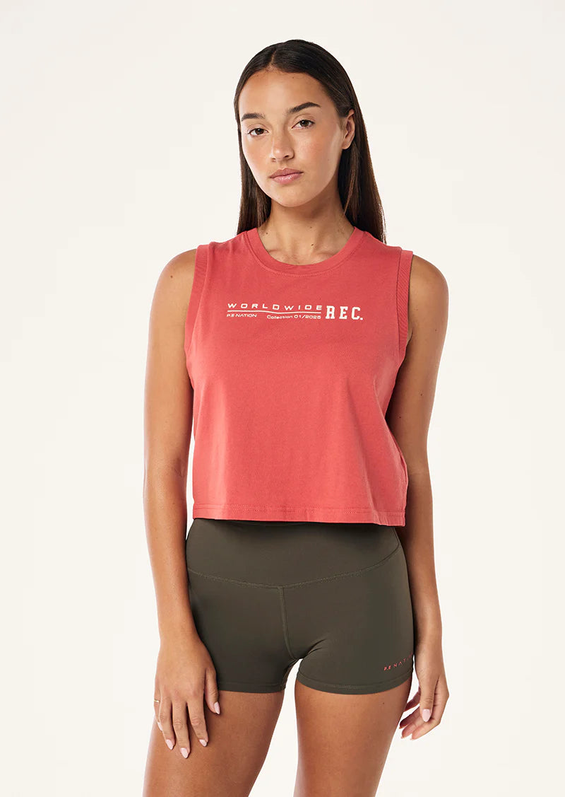 Worldwide Tank- Washed Brick Red