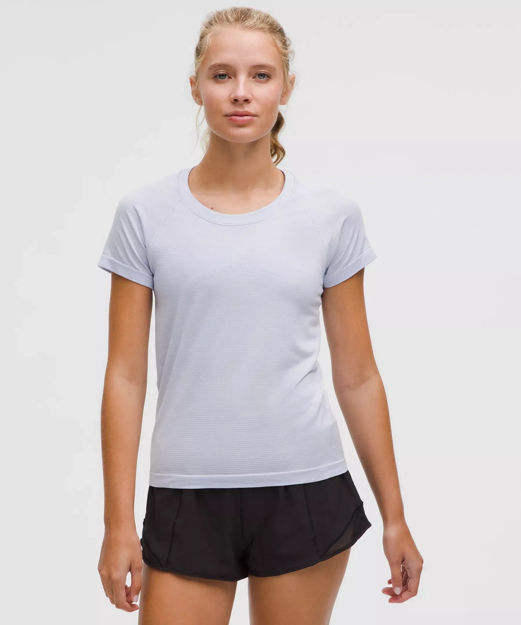 Swiftly Tech Short Sleeve 2.0 *Waist Length- Serene Blue