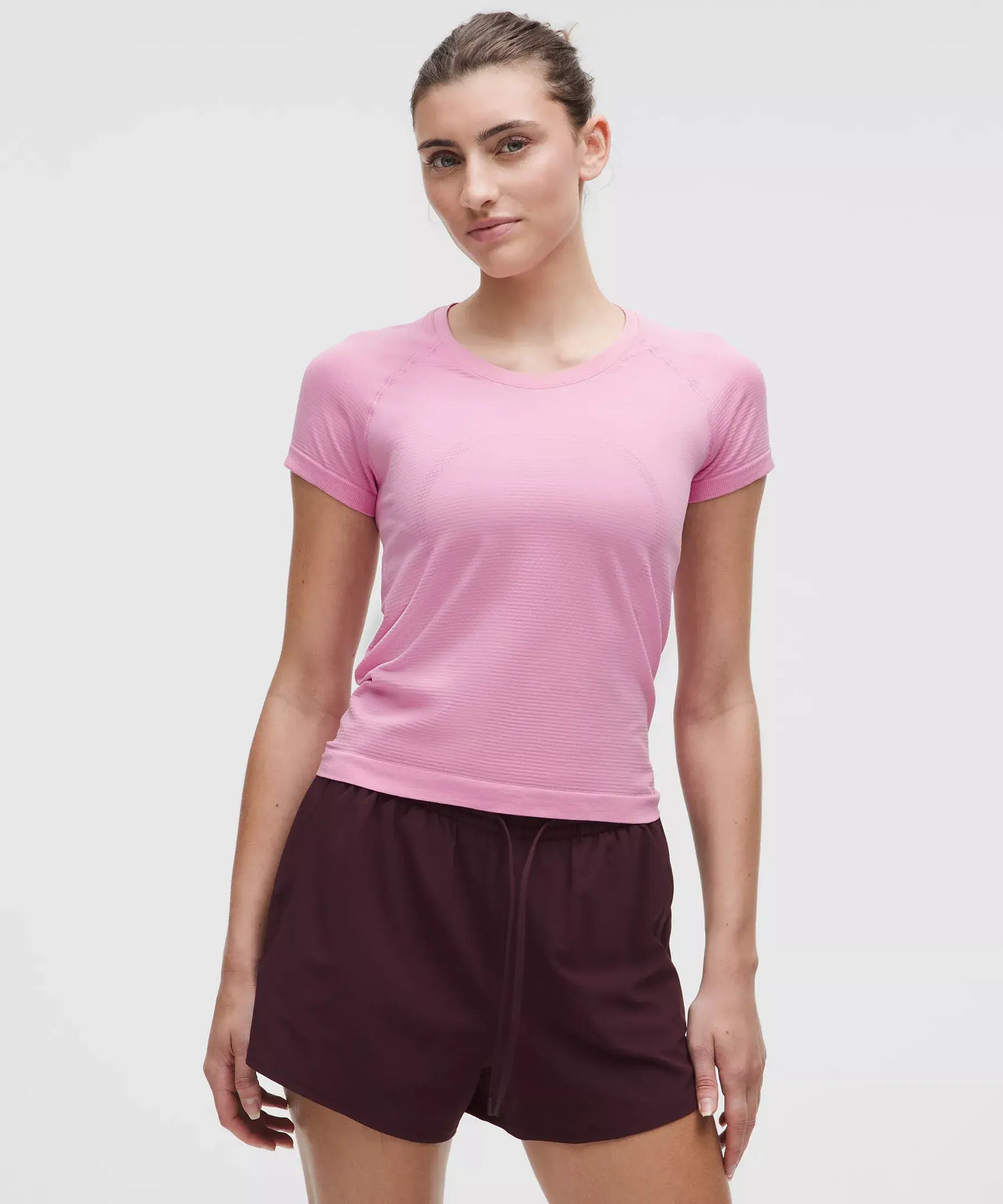Swiftly Tech Short Sleeve 2.0 *Waist Length- Pink Frosting