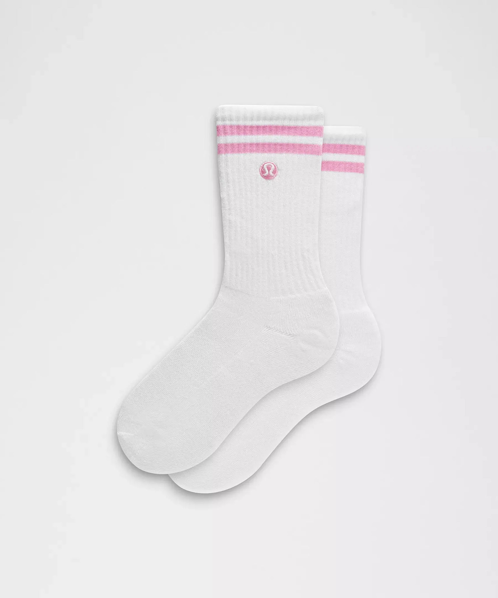 Daily Essential Sock- White/Pink Frosting