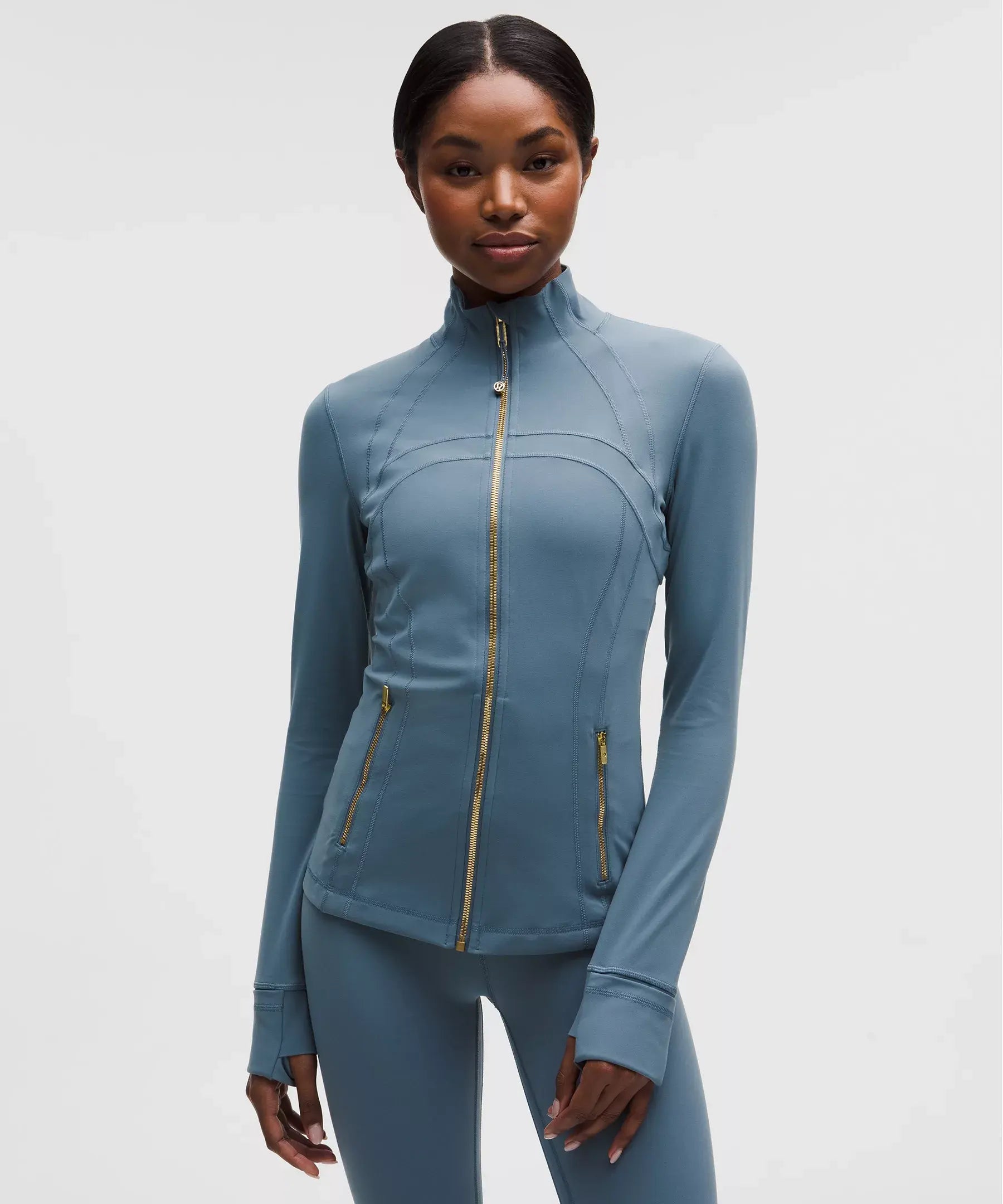 Define Jacket *Nulu- Steel Blue/Gold – Clementine