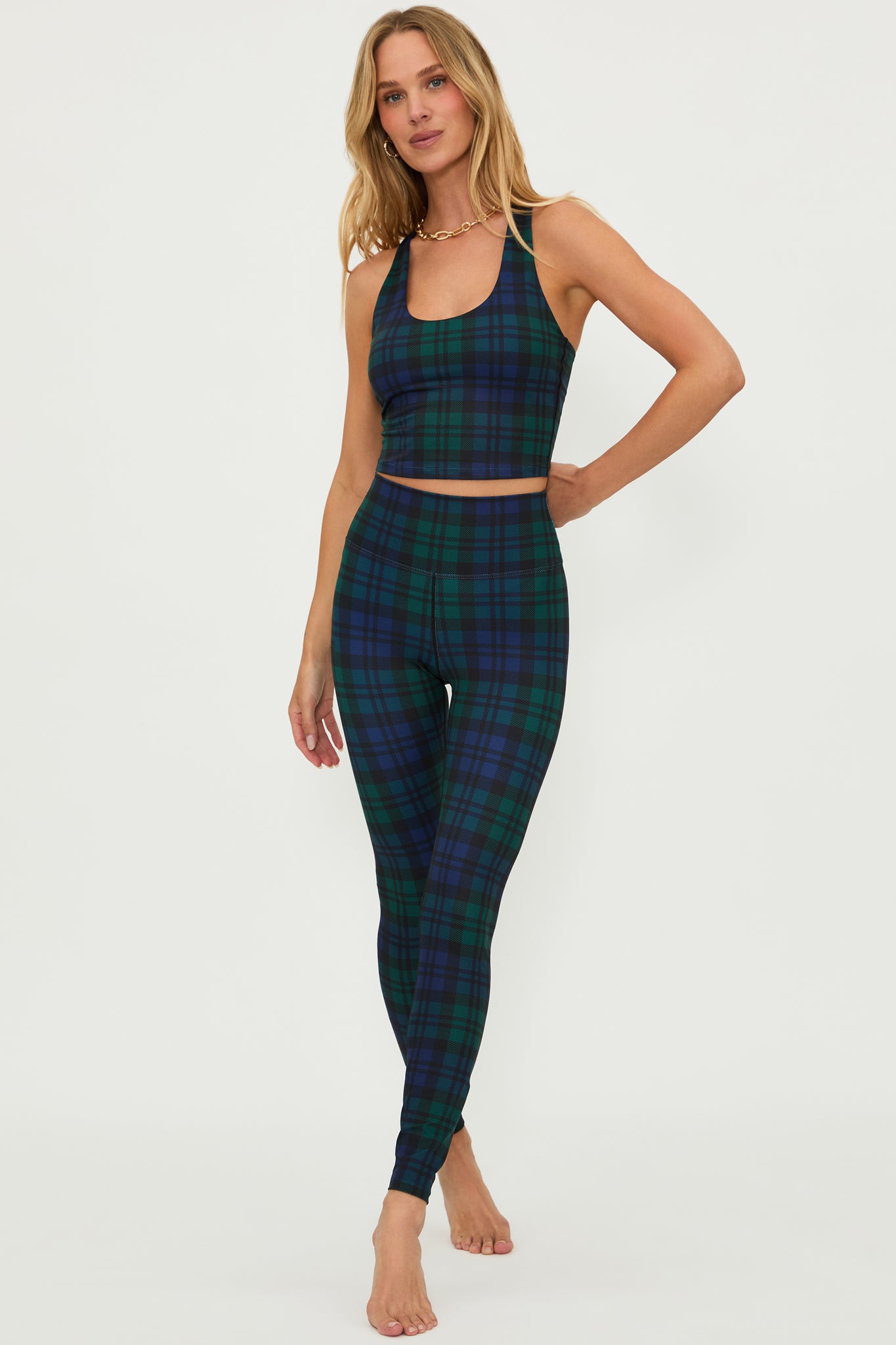 Piper Legging- Wintergreen Plaid