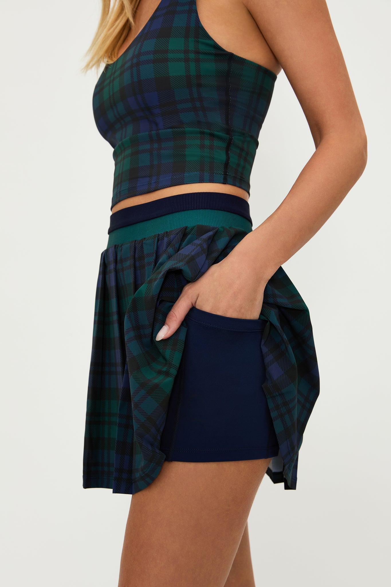 Irina Skirt- Wintergreen Plaid