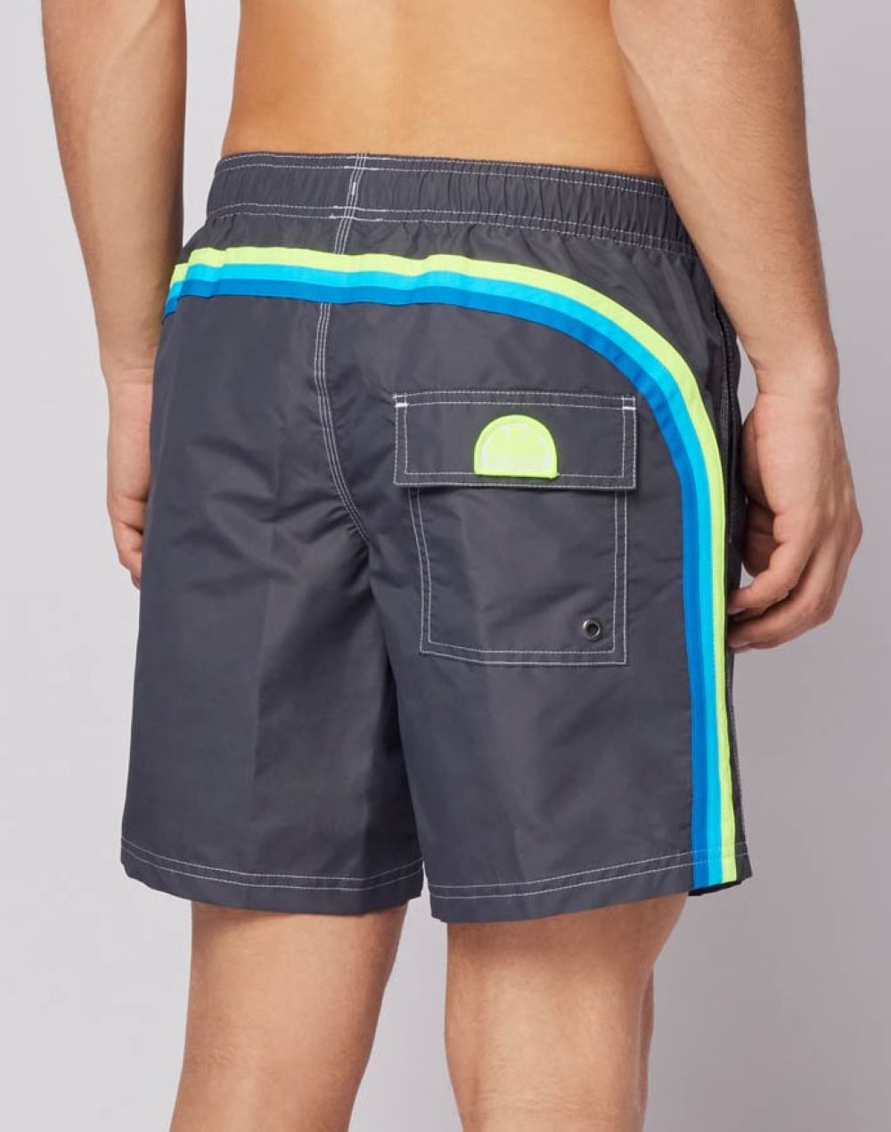 16" Elastic Boardshort- Midnight